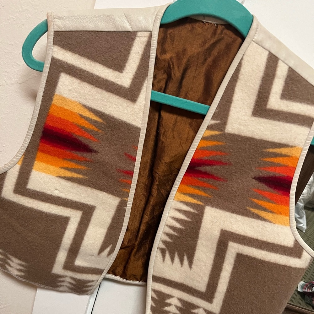 Aztec Pendleton vest